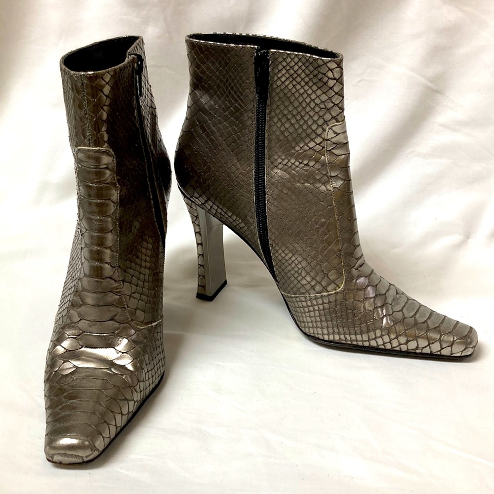 Via Spiga Authentic Snakeskin Boots Size 10